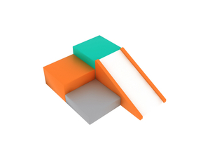 Combinaison Play-Block+toboggan pour tout-petits